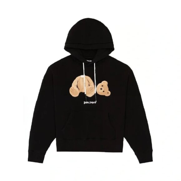 NWT Palm Angels Kill The Bear Cropped Cotton Hoodie - Picture 1 of 4